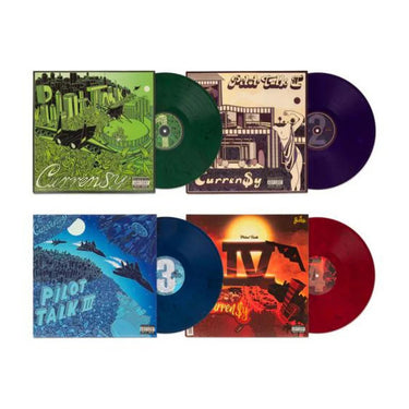 CURREN$Y - Jet Life: The Pilot Talk Collection - 5LP - Marbled Green, Purple, Blue & Red - Deluxe Vinyl Box Set w/ Extras [FEB 14]