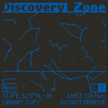 DISCOVERY ZONE - Library Copy Do Not Remove - LP - Night Sky Marbled Vinyl