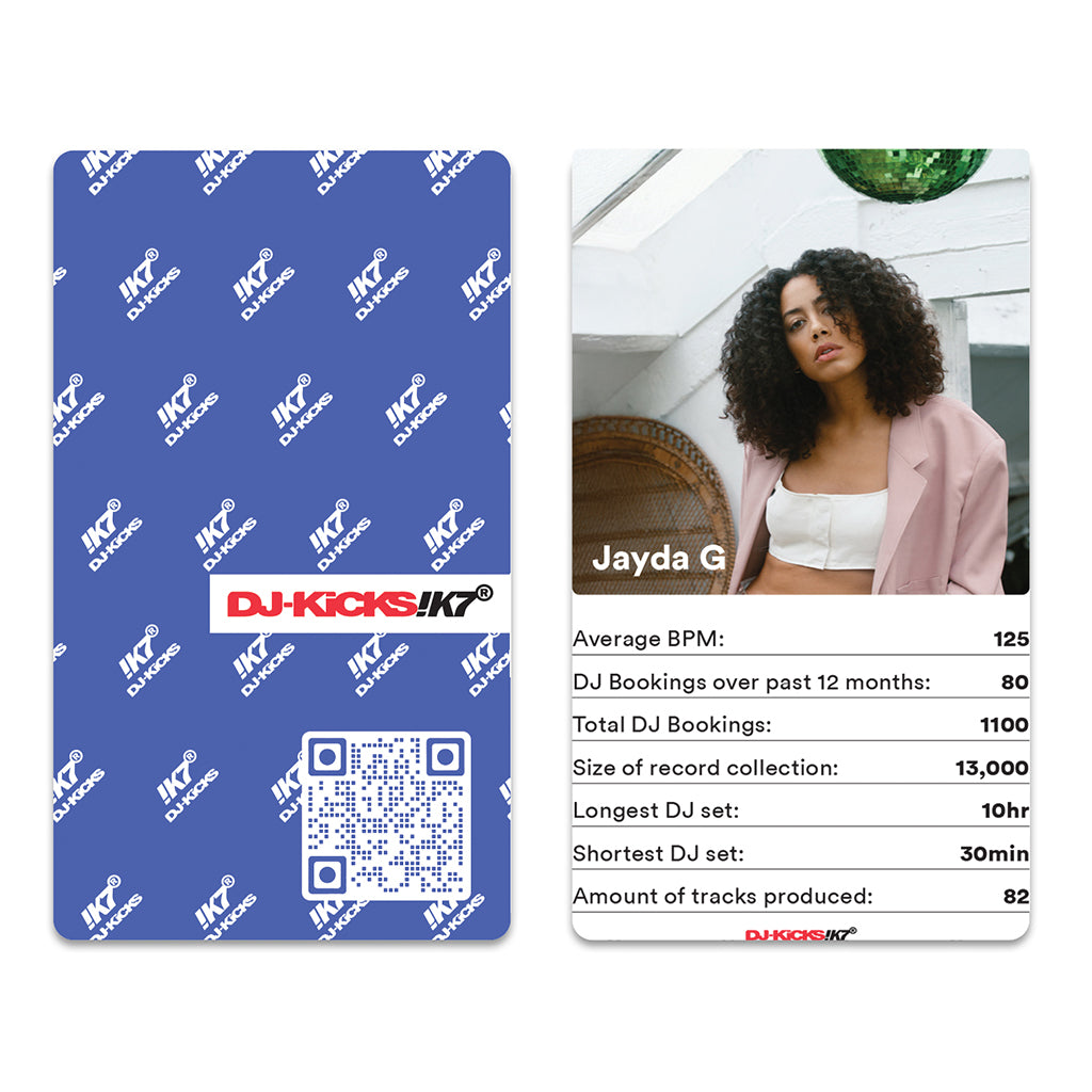 VARIOUS / JAYDA G - DJ Kicks: Jayda G (!K7 40th Anniversary Edition) - 2LP - Gold Colour Vinyl [SEP 5]