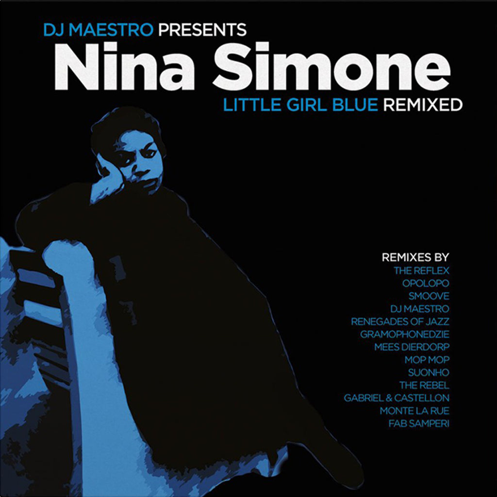 NINA SIMONE / DJ MAESTRO - Little Girl Blue Remixed (2023 Reissue) - 2LP - 180g Translucent Green Vinyl
