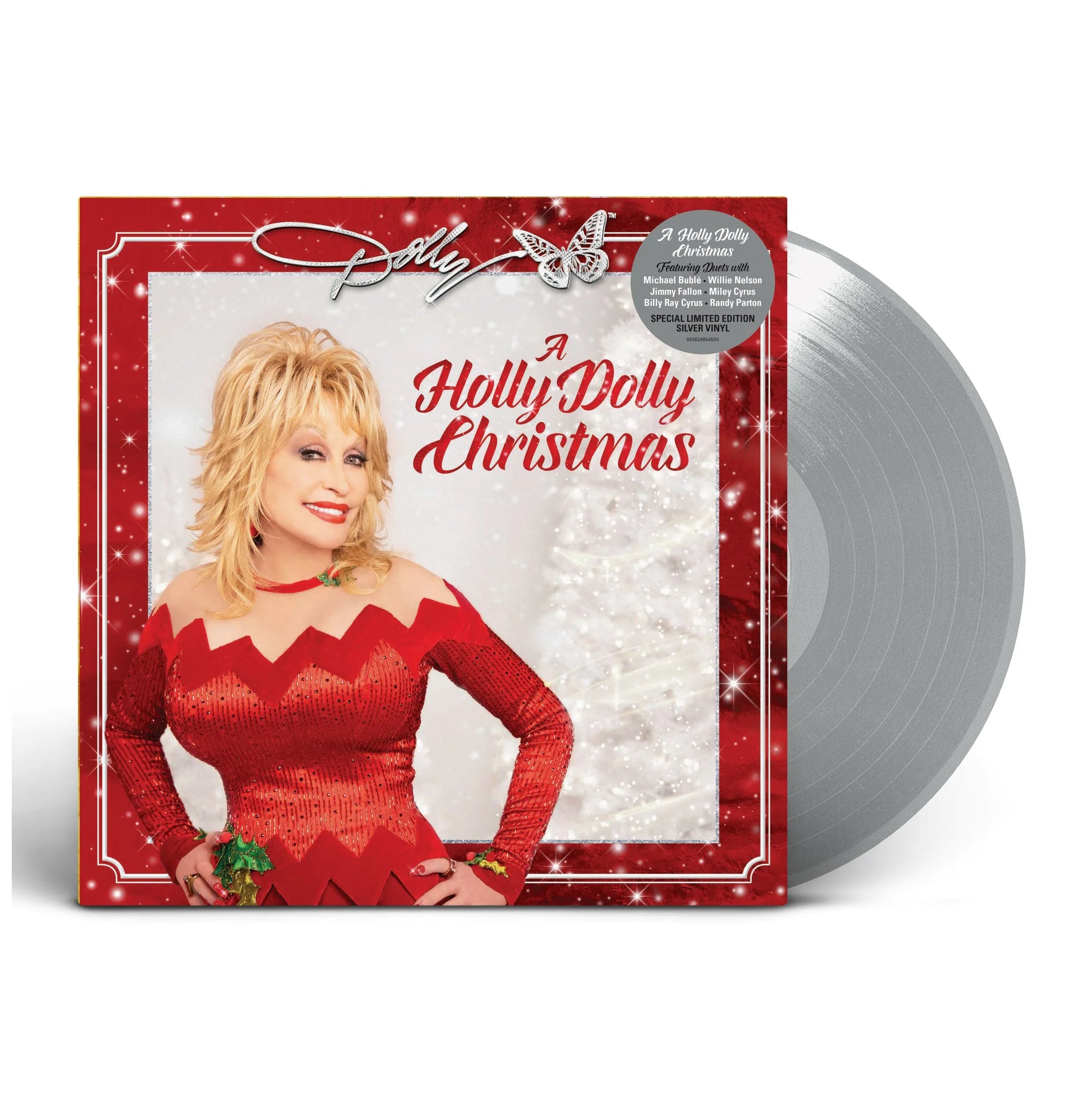 DOLLY PARTON - A Holly Dolly Christmas - LP - Silver Vinyl