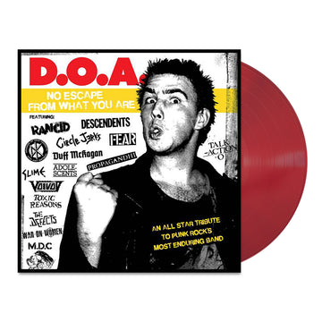 VARIOUS - D.O.A. – No Escape From What You Are - LP - Cherry Red Vinyl