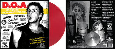VARIOUS - D.O.A. – No Escape From What You Are - LP - Cherry Red Vinyl
