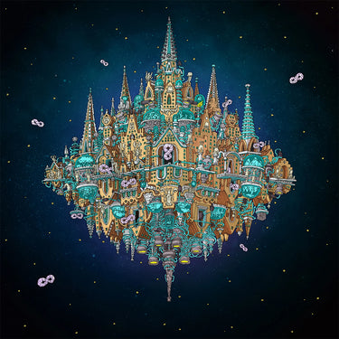 DANCE GAVIN DANCE - Pantheon - 2LP - Cobalt and Ruby Smush with White Splatter Vinyl