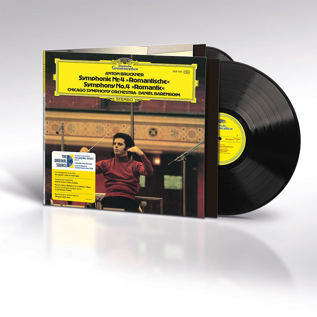 DANIEL BARENBOIM & CHICAGO SYMPHONY ORCHESTRA - Bruckner: Sinfonie Nr. 4 (Original Source) - 2LP - Deluxe Gatefold 180g Vinyl