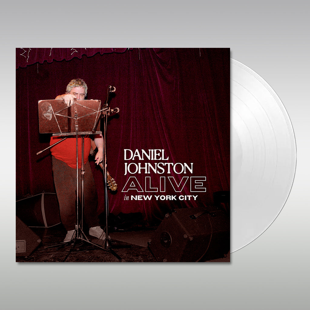 DANIEL JOHNSTON - Alive in New York City - LP - White Vinyl