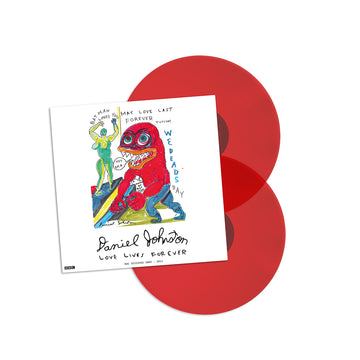 DANIEL JOHNSTON - Love Lives Forever (BBC Sessions 2003-2011) [Repress] - 2LP - Transparent Red Vinyl