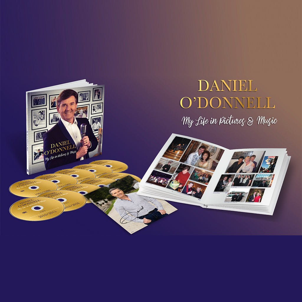 DANIEL O'DONNELL - My Life In Pictures & Music (with SIGNED Print) - 9CD + DVD Set in Hardback Book [SEP 5]