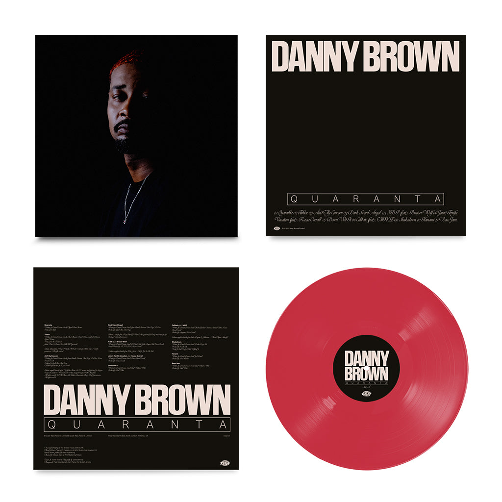 DANNY BROWN - Quaranta - LP - Red Vinyl [JAN 19]