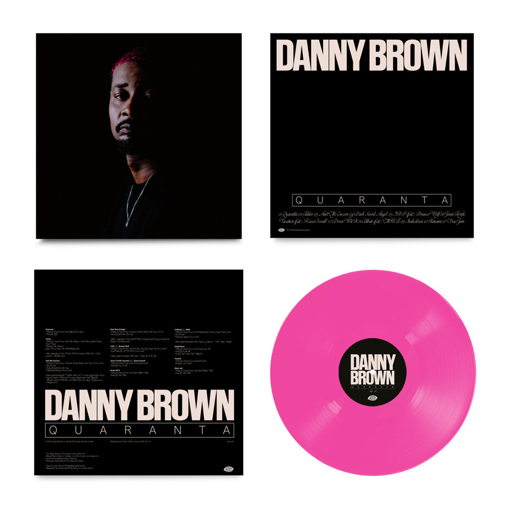 DANNY BROWN - Quaranta (Repress) - LP - Pink Vinyl [MAY 24]