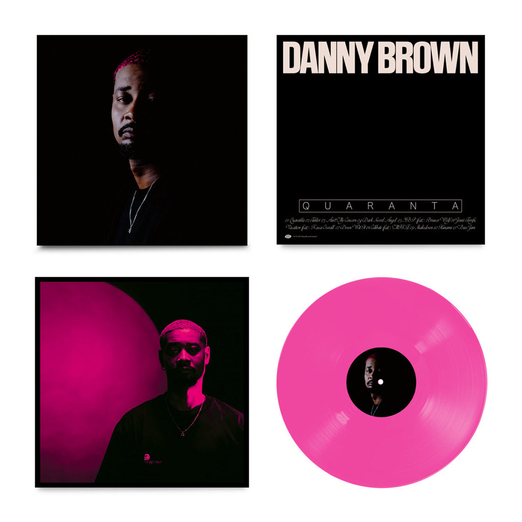 DANNY BROWN - Quaranta (Repress) - LP - Pink Vinyl [MAY 24]