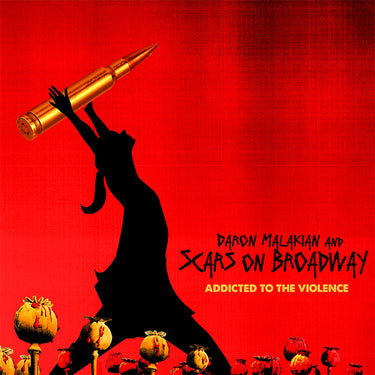 DARON MALAKIAN AND SCARS ON BROADWAY - Addicted To The Violence - LP - Ruby Red w/ Gold Splatter Vinyl