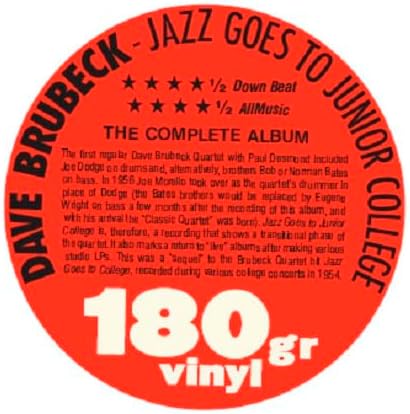 DAVE BRUBECK QUARTET - Jazz Goes To Junior College (2024 Jazz Wax Reissue) - LP - 180g Vinyl [MAY 10]