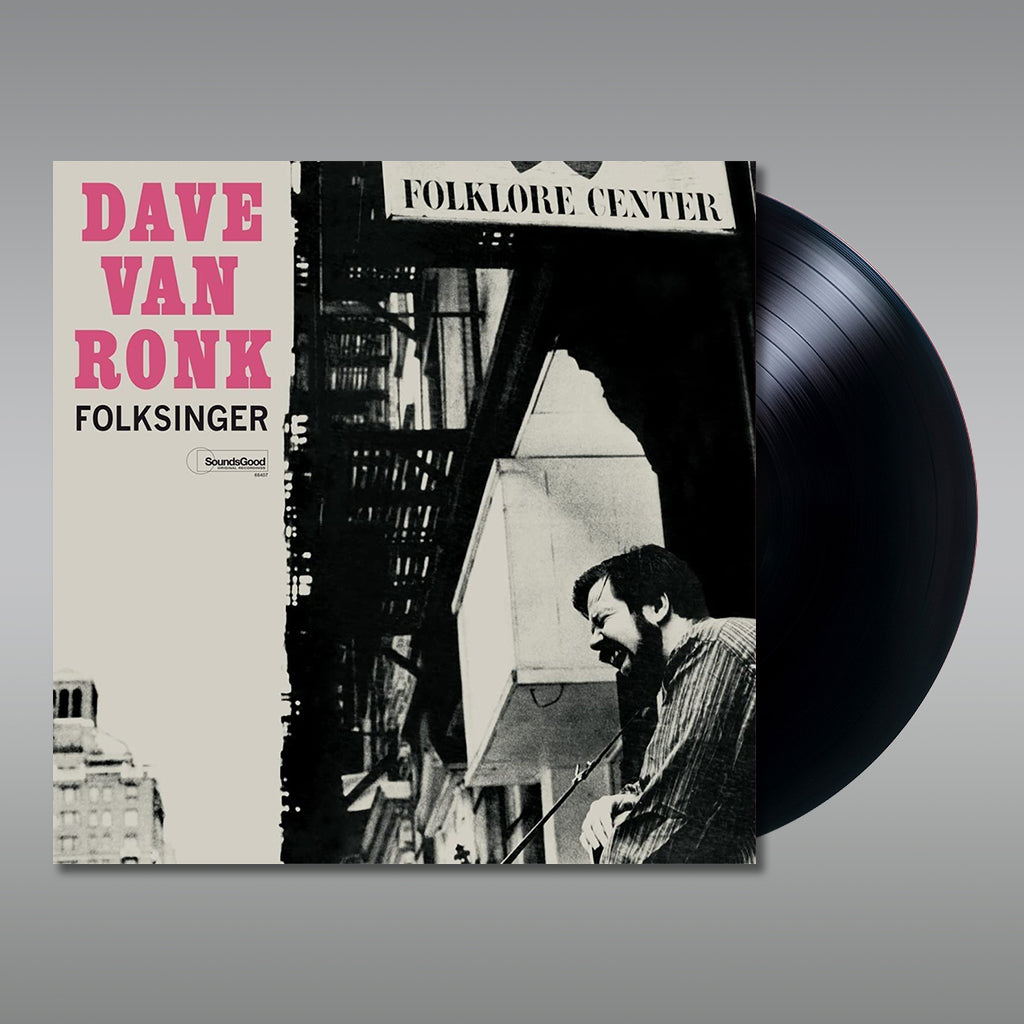 DAVE VAN RONK - Folksinger (Remastered with 2 Bonus Tracks) - LP - 180g Vinyl