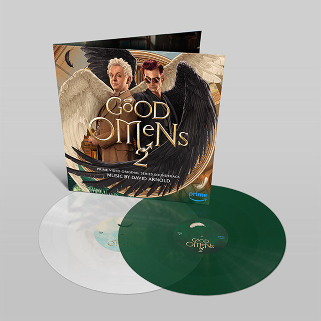 DAVID ARNOLD - Good Omens 2 (Original Soundtrack) - 2LP - Pearl White and Transparent Green Vinyl
