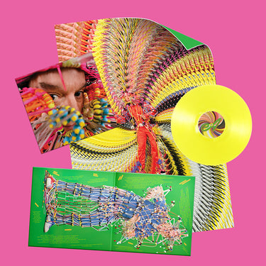 DAVID BYRNE - Who Is The Sky? (+ folded poster) - LP - Lemon Yellow Vinyl