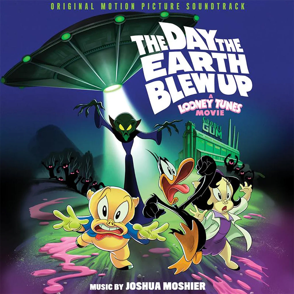 JOSHUA MOSHIER - The Day The Earth Blew Up: A Looney Tunes Movie (Original Soundtrack) - LP - Glow in the Dark Bubblegum Splatter Vinyl [JUN 27]