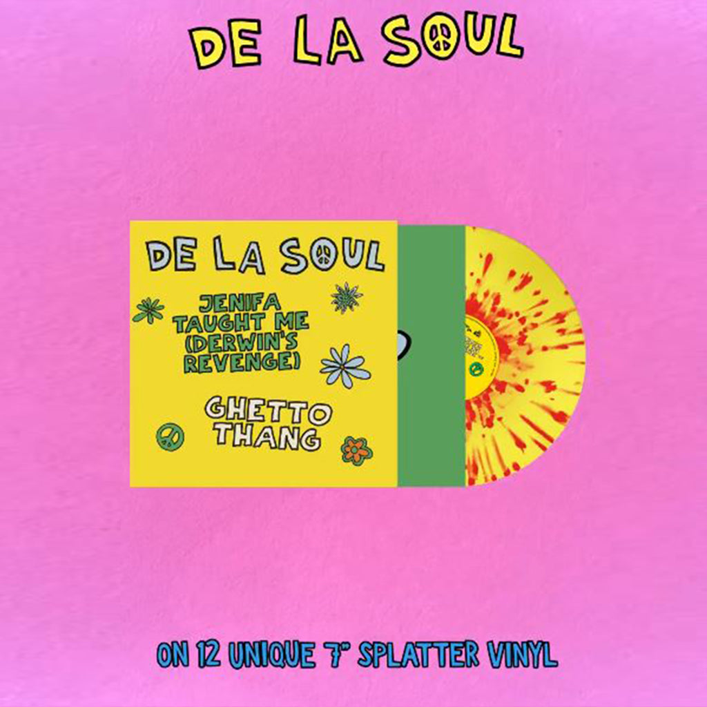 DE LA SOUL - 3 Feet High and Rising (with 7'' double-sided slipmat) [Black Friday 2023] - 12 x 7'' - Splatter Vinyl Box Set [NOV 24]