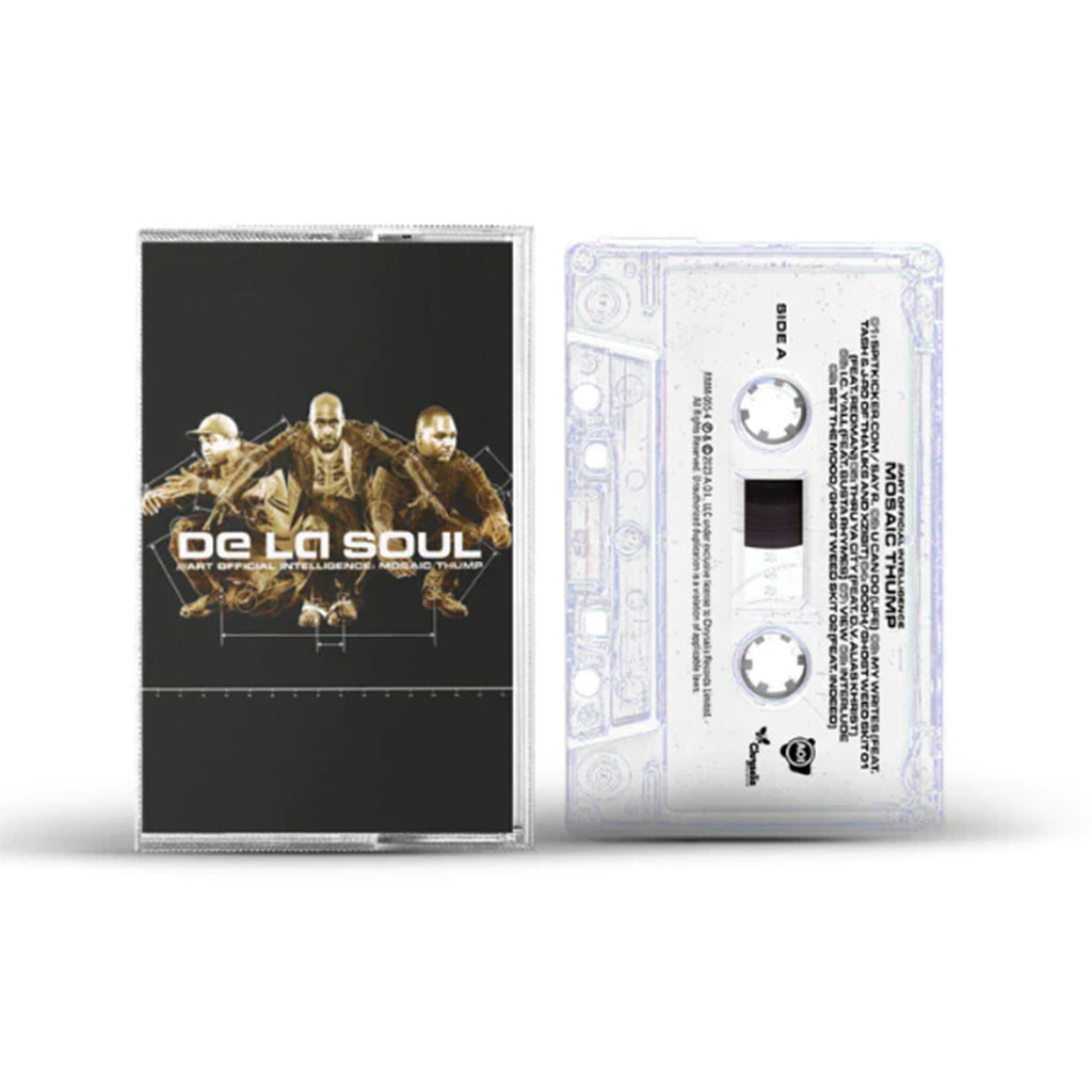 DE LA SOUL - Art Official Intelligence: Mosaic Thump (2023 Reissue) - MC - Clear Cassette Tape