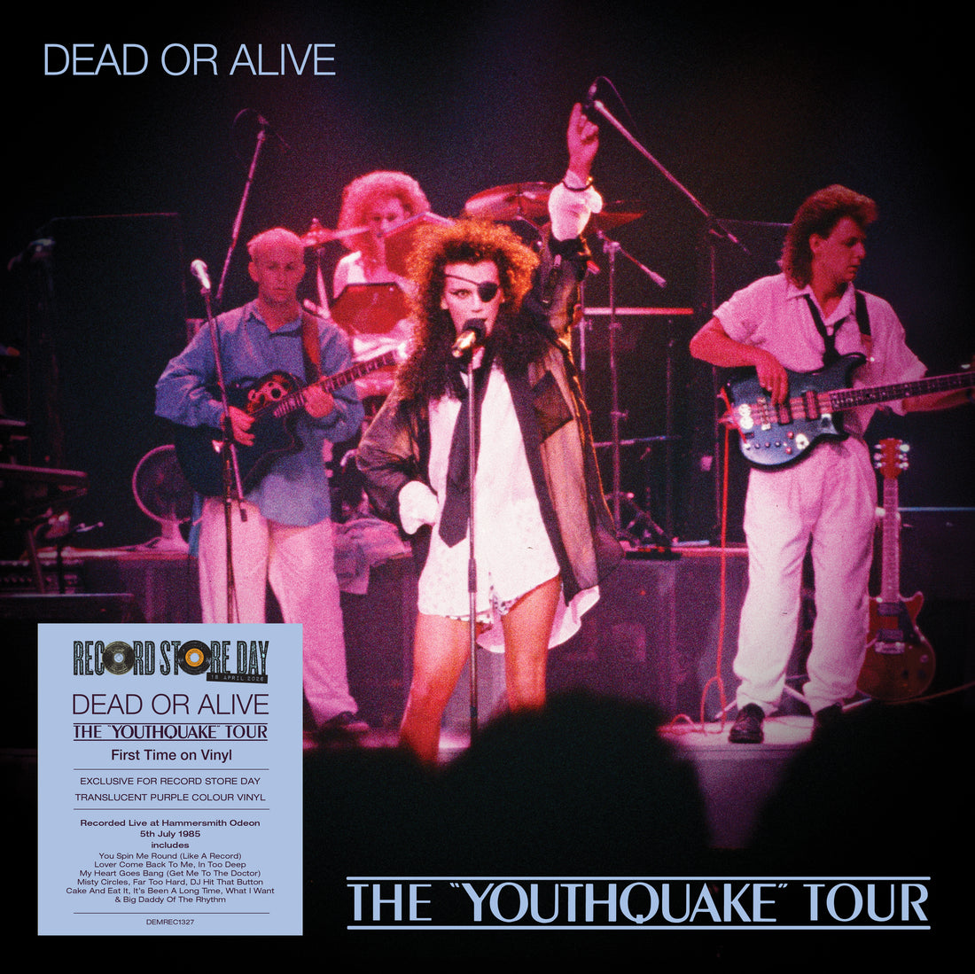 Dead Or Alive - The "Youthquake Tour" - 2LP - Limited Edition Transparent  Purple Vinyl  [Record Store Day 2026]