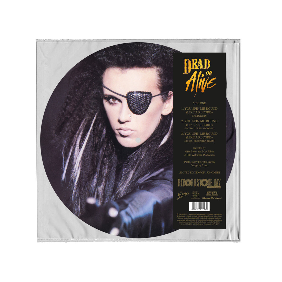 Dead Or Alive - You Spin Me Round (Like A Record) (Version 1) - 12" with Colour picture on Side B  [Record Store Day 2025]