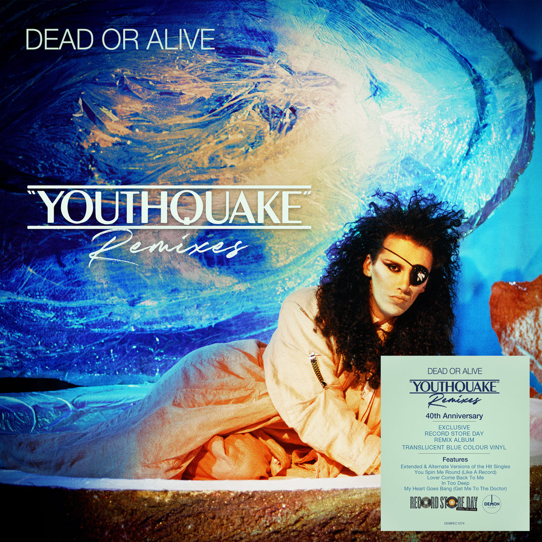 Dead Or Alive - Youthquake Remixes - 1LP - 140g Translucent Blue Vinyl  [Record Store Day 2025]