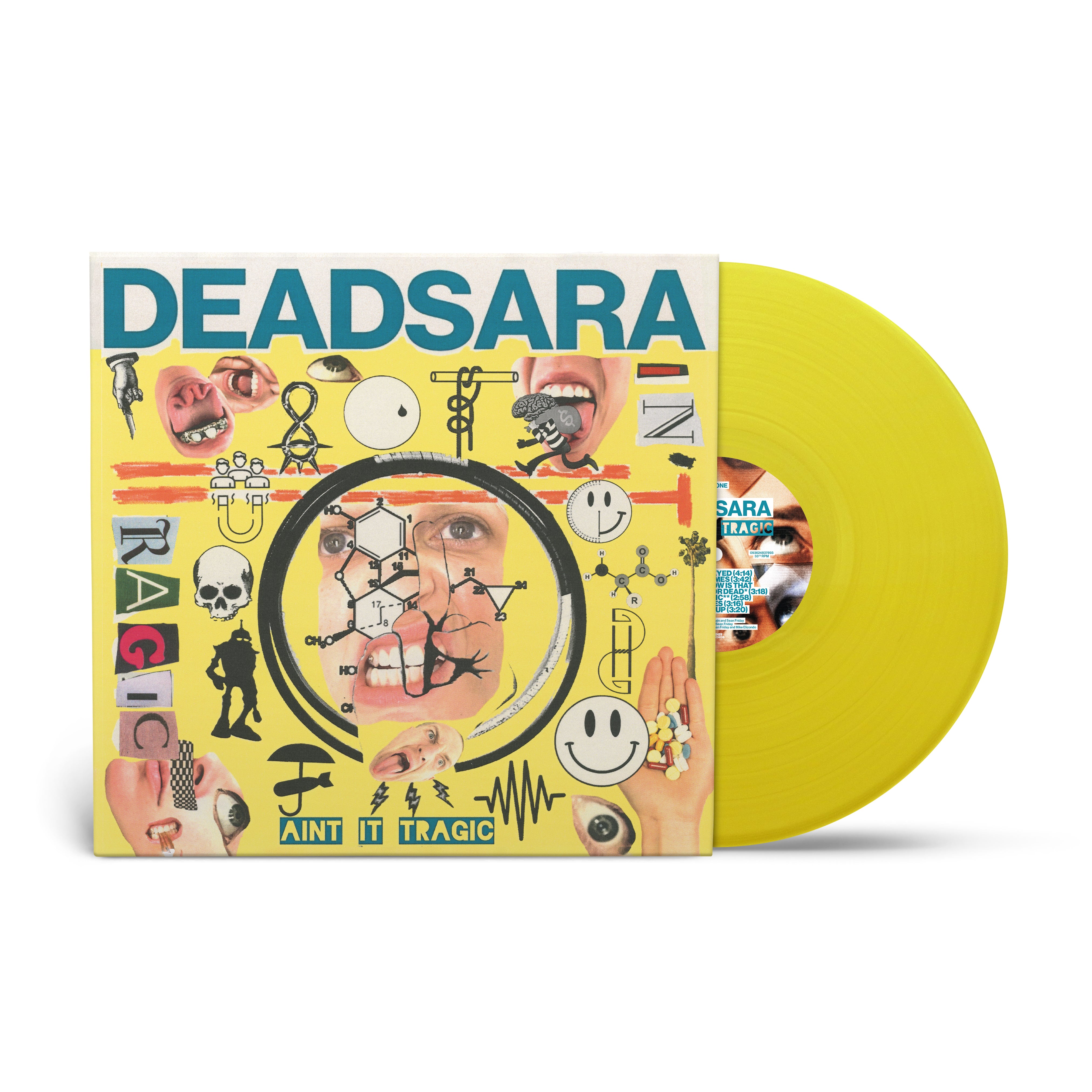 Dead Sara - Ain't It Tragic - 1LP - Lemonade Yellow Vinyl [Record