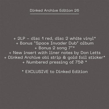 THE DEAD 60s - The Dead 60s (20th Anniversary Deluxe Edition) - 2LP - Red & White Vinyl + Bonus 7'' - Vinyl - Dinked Archive Edition #26