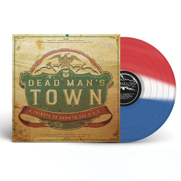 VARIOUS - Dead Man's Town: A Tribute to Born in the U.S.A. (10th Anniversary Edition) - LP - Tri-Colour Red, White & Blue Vinyl