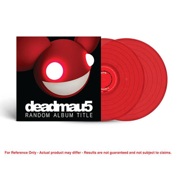 DEADMAU5 - Random Album Title (Reissue) - 2LP - 180g Red Transparent Vinyl