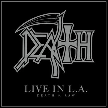 DEATH - Live In L.A. (Death & Raw) [2023 Reissue] - 2LP - Black & Silver Merge w/ Black & Silver Splatter Vinyl