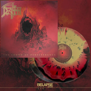 DEATH - The Sound Of Perseverance (2024 Repress) - 2LP - Deluxe Black, Red & Gold Tri Colour Merge with Splatter Vinyl