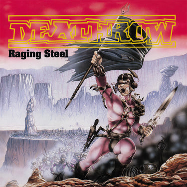DEATHROW - Raging Steel (Remastered) - LP - Splatter Vinyl
