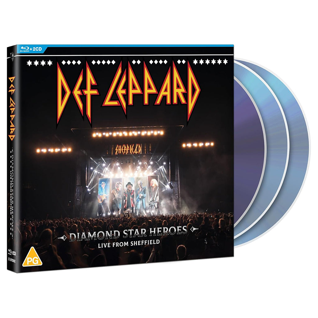 DEF LEPPARD - Diamond Star Heroes: Live from Sheffield (Deluxe Edition) - Blu-ray + 2CD Set [NOV 21]