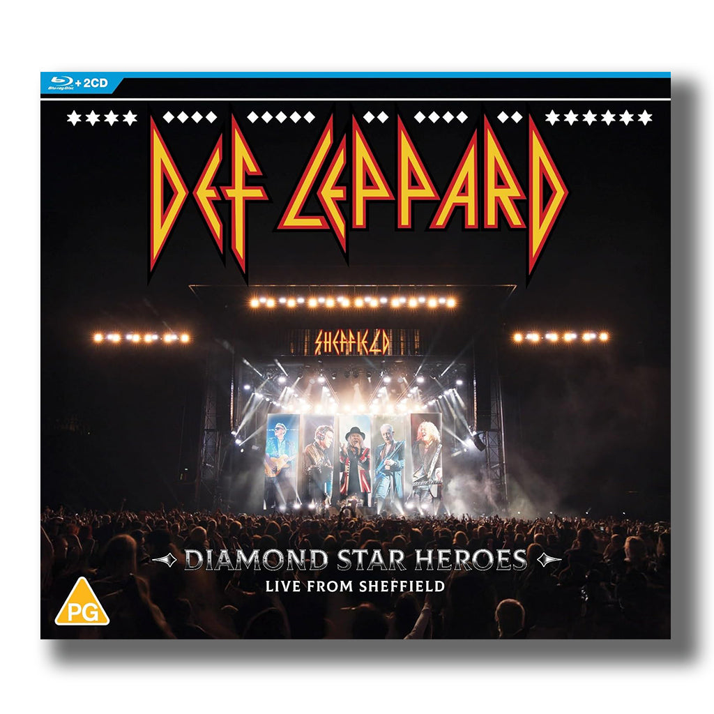 DEF LEPPARD - Diamond Star Heroes: Live from Sheffield (Deluxe Edition) - Blu-ray + 2CD Set [NOV 21]
