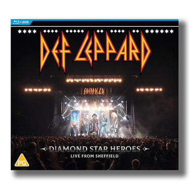 DEF LEPPARD - Diamond Star Heroes: Live from Sheffield (Deluxe Edition) - Blu-ray + 2CD Set