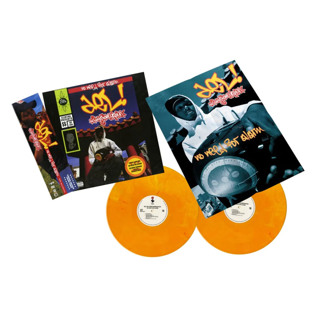 DEL THE FUNKY HOMOSAPIEN - No Need For Alarm (30th Anniversary Edition) - 2LP - Yellow Highlighter & Tangerine Swirl Coloured Vinyl