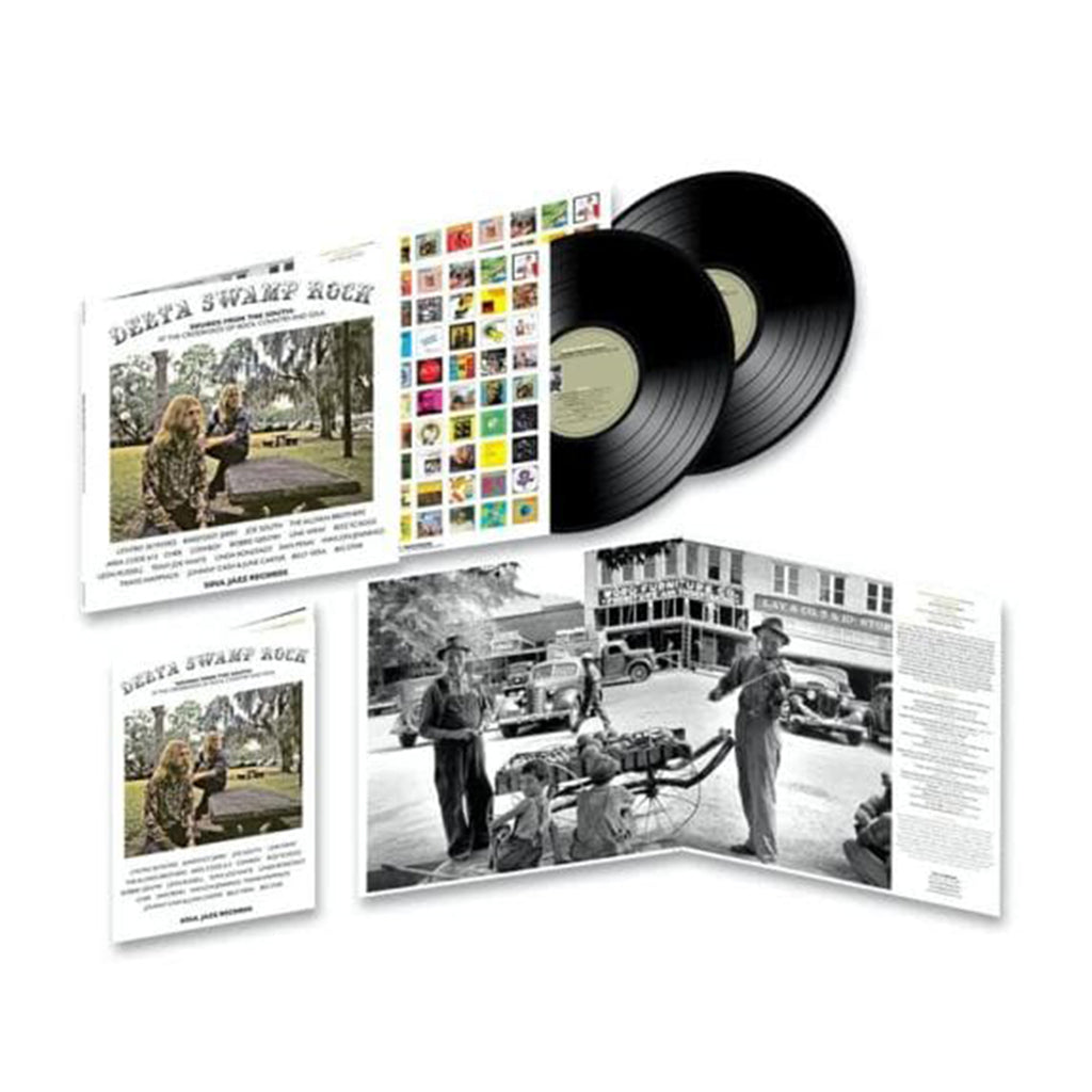 VARIOUS - Delta Swamp Rock - Sounds From The South: At The Crossroads Of Rock, Country And Soul (2024 Repress with 12 page Zine) - 2LP - Black Vinyl [MAY 17]