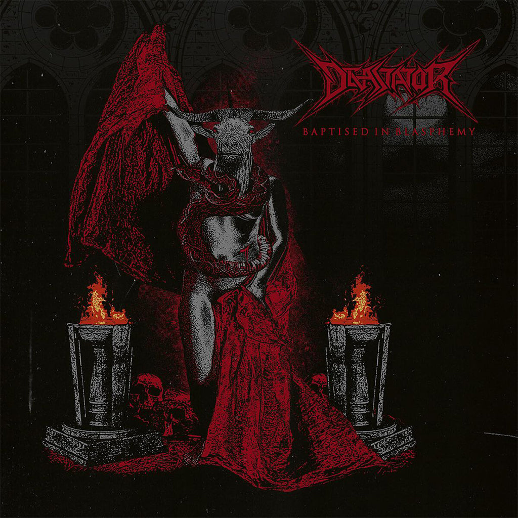 DEVASTATOR - Baptised in Blasphemy (2023 Reissue) - LP - Transparent Red Vinyl [NOV 24]
