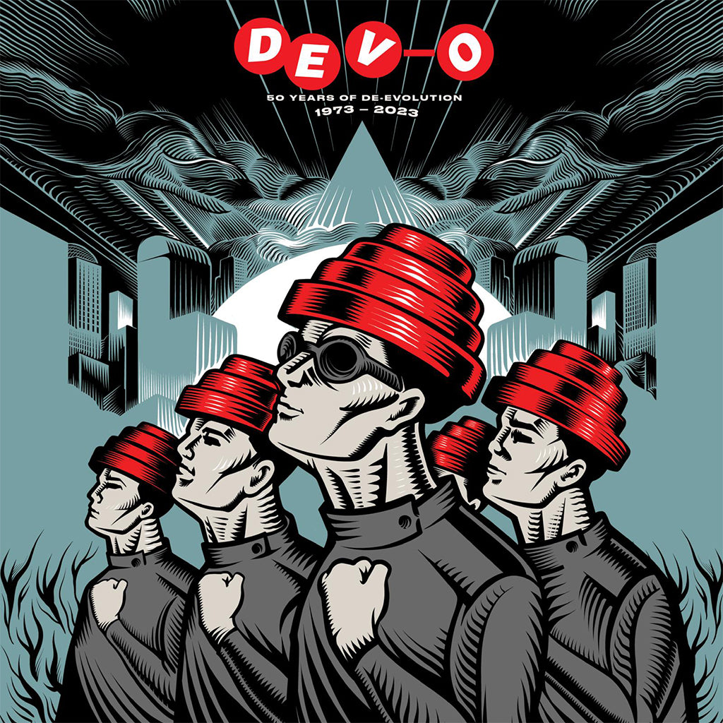 DEVO - 50 Years Of De-Evolution: 1973 – 2023 - 2LP - Red / Blue Vinyl [OCT 20]