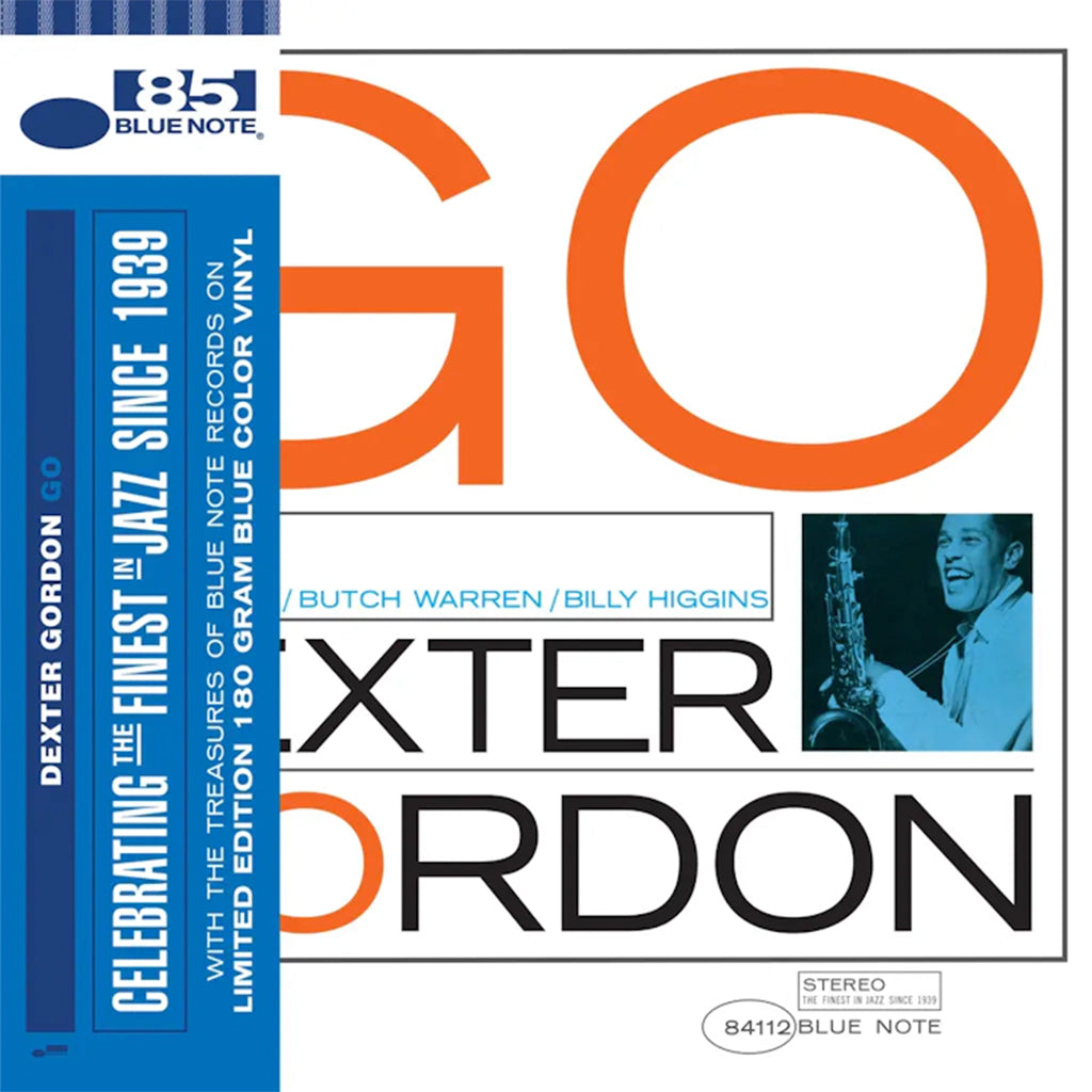 DEXTER GORDON - Go (Blue Note '85 Blue Vinyl Series Edition) - LP - Blue Vinyl [SEP 13]