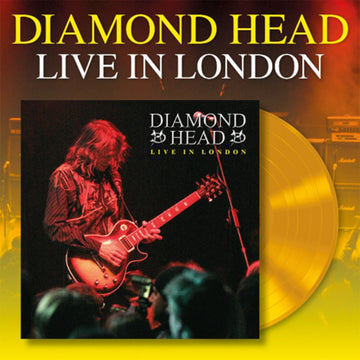 DIAMOND HEAD - Live In London (with Bonus CD) - LP - Yellow Vinyl