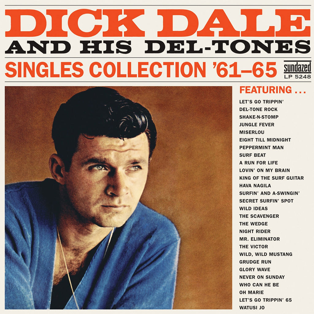 DICK DALE AND HIS DEL-TONES - Singles Collection '61-'65 - 2LP - Orange Vinyl [SEP 8]