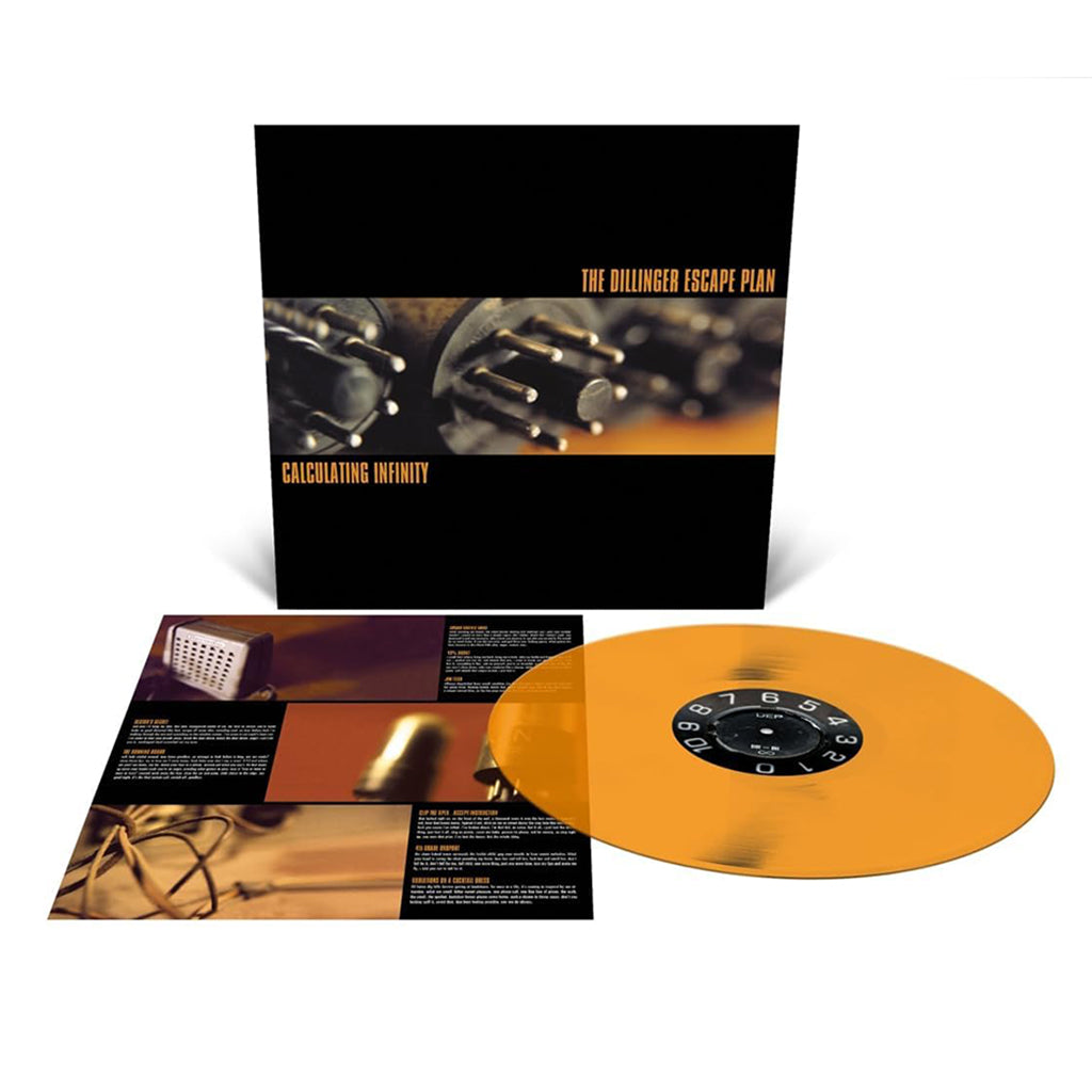 THE DILLINGER ESCAPE PLAN - Calculating Infinity (2023 Reissue) - LP - Clear Orange Vinyl