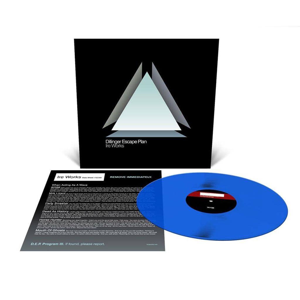 THE DILLINGER ESCAPE PLAN - Ire Works (2023 Reissue) - LP - Clear Blue Vinyl