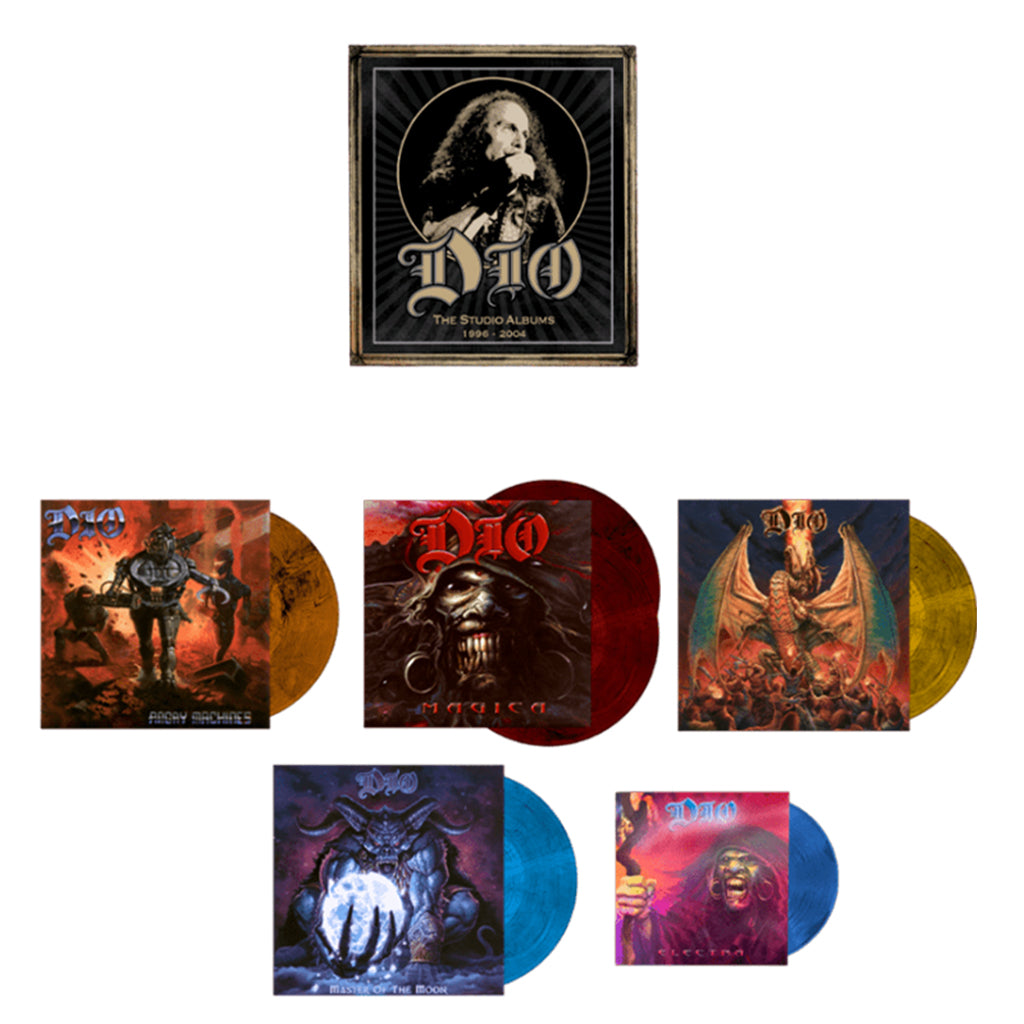DIO - The Studio Albums: 1996-2004 - 5LP + Bonus 7'' - Deluxe 180g Coloured Vinyl Box Set