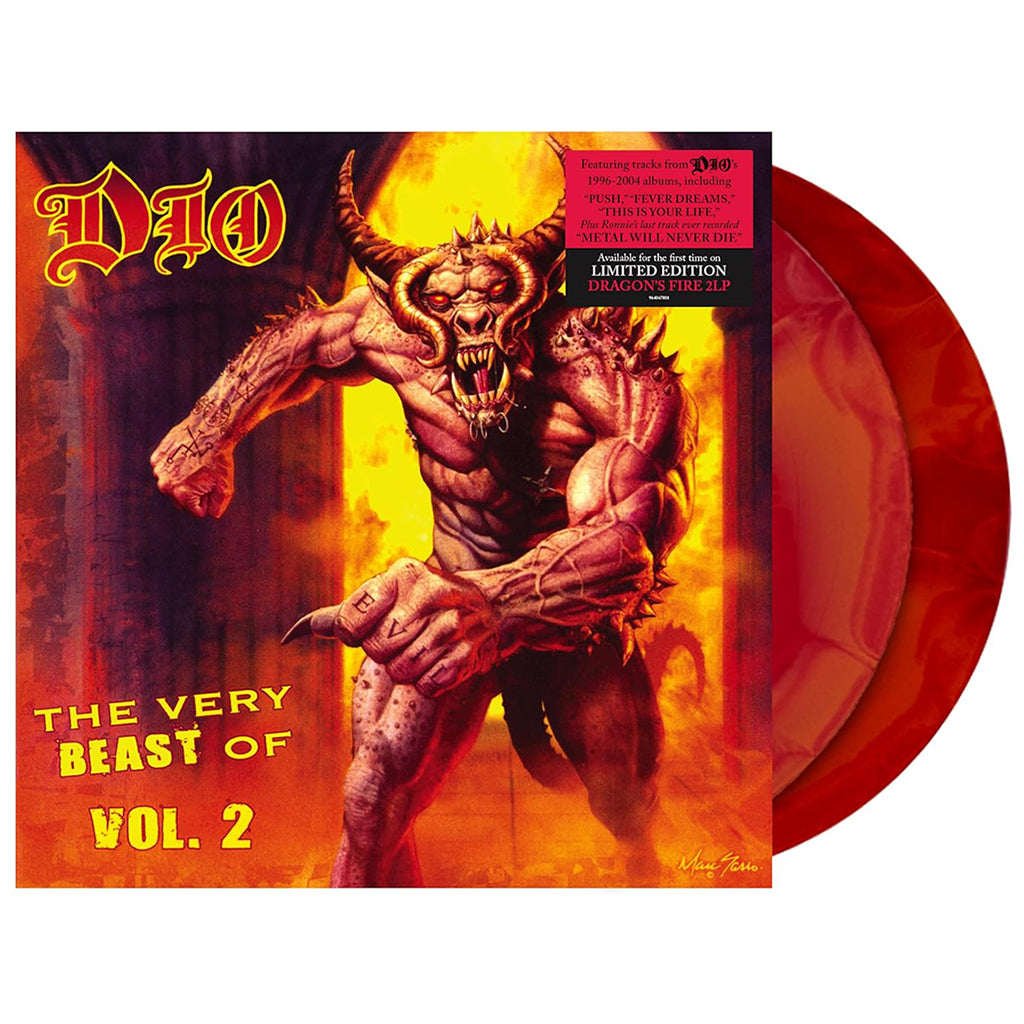 DIO - The Very Beast Of Vol.2 (Reissue) - 2LP - Dragon's Fire Coloured Vinyl