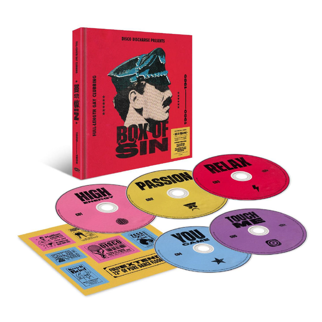 VARIOUS - Disco Discharge Presents Box Of Sin - 5CD Box Set
