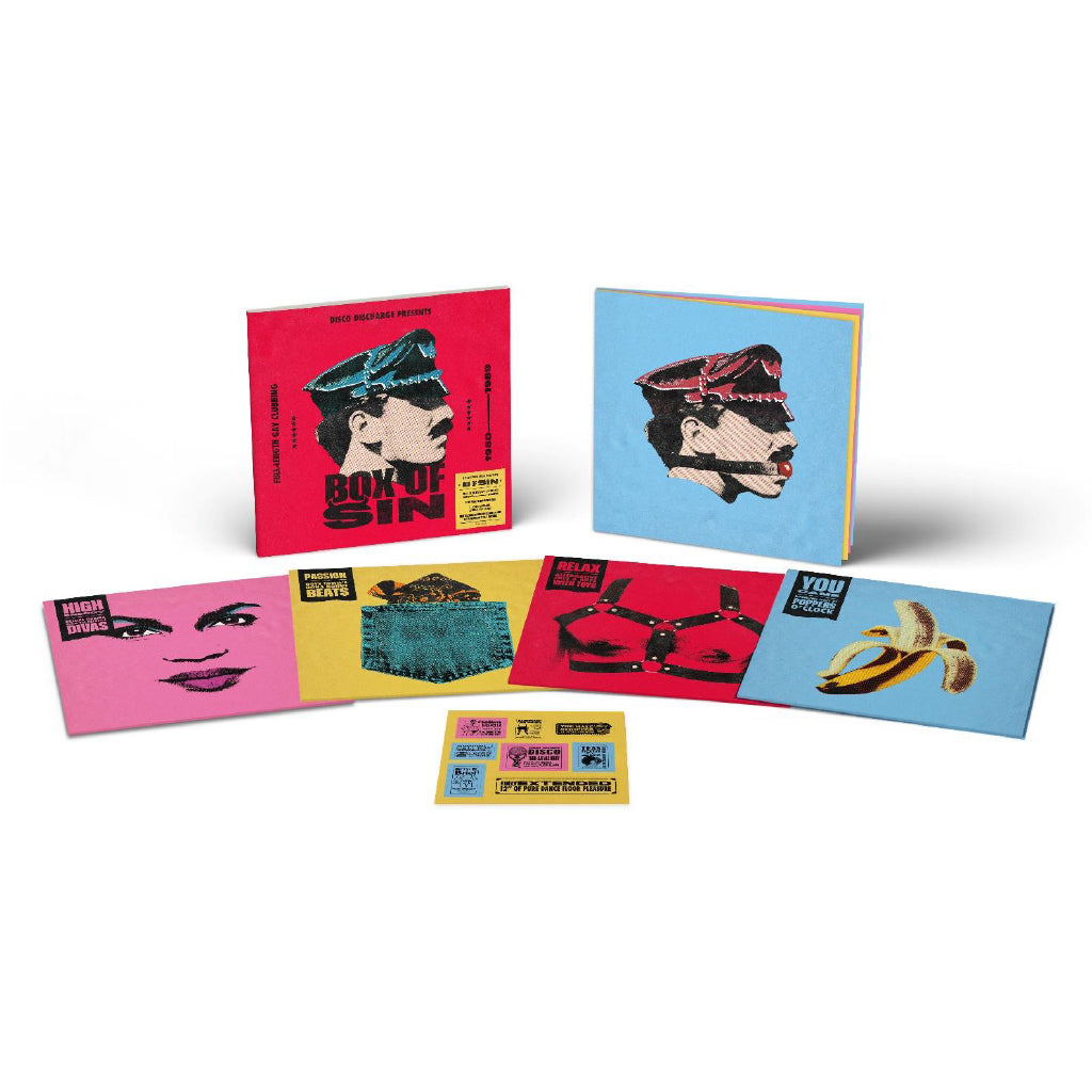 VARIOUS - Disco Discharge Presents Box Of Sin - 4LP - Vinyl Box Set [OCT 13]