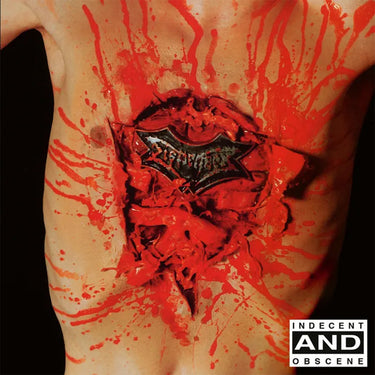 DISMEMBER - Indecent & Obscene (30th Anniversary Reissue) - LP - Clear w/ Red Splatter Vinyl